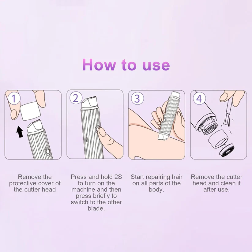 Double Head Electric Shaver
